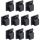 10er Pack InLine Kabelmanager Klebesockel XL, Nylon, 3M-Klebepad, schwarz