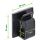 10er Pack InLine Kabelmanager Klebesockel XL, Nylon, 3M-Klebepad, schwarz