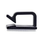 100er Pack InLine Kabelmanager Klebesockel M, Nylon, 3M-Klebepad, schwarz