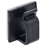 100er Pack InLine Kabelmanager Klebesockel XL, Nylon, 3M-Klebepad, schwarz