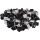 100er Pack InLine Kabelmanager Klebesockel XL, Nylon, 3M-Klebepad, schwarz