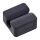 10er Pack InLine Kabelclip, 1-fach, selbstklebend, schwarz