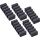 5er Pack InLine Kabelclip, 5-fach, selbstklebend, schwarz