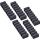 5er Pack InLine Kabelclip, 7-fach, selbstklebend, schwarz