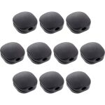 10er Pack InLine Click Kabelmanager 1-Line, schwarz