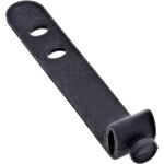 10er Pack InLine Kabelbinder Silikon, wiederverschließbar, 65x10mm, schwarz