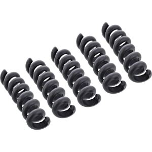 5er Pack InLine Kabelspirale, Kabelmanager 1-fach, 65x30mm, schwarz