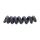 5er Pack InLine Kabelspirale, Kabelmanager 1-fach, 65x30mm, schwarz