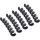 5er Pack InLine Kabelspirale, Kabelmanager 1-fach, 100x16mm, schwarz