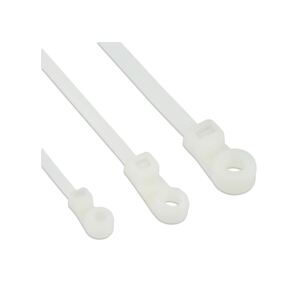 InLine Kabelbinder mit Montageloch, Länge 200mm, Breite 4,8mm, 100 Stück
