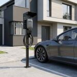 InLine Universal Wallbox-Standfuß XL mit EV-Ladekabel Halterung, schwarz