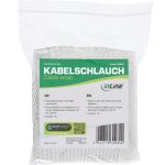InLine Kabelschlauch, Geflechtschlauch mit Klettverschluss, 1 m, 25 mm, weiß