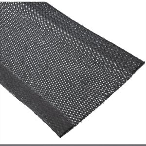 InLine Kabelschlauch, Gewebeschlauch mit Klettverschluss, 1m x 40mm schwarz