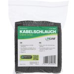 InLine Kabelschlauch, Gewebeschlauch mit Klettverschluss, 1m x 40mm schwarz