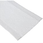 InLine Kabelschlauch, Geflechtschlauch mit Klettverschluss, 1 m, 40 mm, weiß
