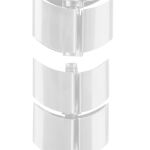 InLine Kabelkanal flexibel, vertikal für Tische, 2 Kammern, 0,80m, weiß