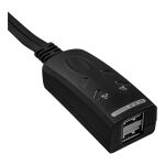 InLine USB KM-Umschalter, 2 PCs, für Tastatur, Maus und Maus-Transfer