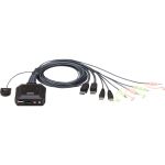 ATEN CS22DP Kabel KVM-Switch, 2-fach DisplayPort USB...