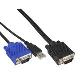 InLine KVM Kabelsatz, USB, für 19" KVM Switch,...