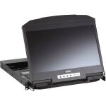 ATEN CL3800NW DE Kurze Dual-Rail 18,5"-LCD-Konsole (USB HDMI DVI VGA) DE-Layout