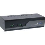 InLine KVM Desktop Switch, 4-fach, Dual Monitor, DP + HDMI, 4K, USB 3.0, Audio