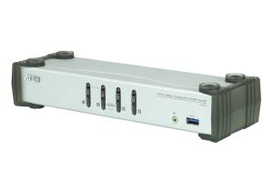 ATEN CS1914 KVMP-Switch 4-fach, DisplayPort, USB 3.0, UHD