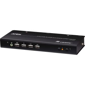 ATEN CS742H 2-Port USB 4K HDMI Dual Display KVMP Switch