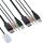 InLine KVM Switch, 2-fach, Displayport 1.2, 4K, USB, mit Audio, integr. Kabel