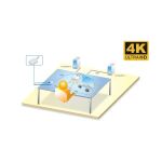 InLine KVM Switch, 2-fach, USB-C+DP zu DisplayPort, 4K, Audio, integr. Kabel