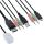 InLine KVM Switch, 2-fach, USB-C+DP zu DisplayPort, 4K, Audio, integr. Kabel