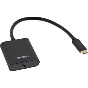 InLine USB Display Konverter, USB-C ST zu Mini DisplayPort 4K/60Hz, schwarz