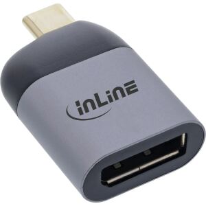 InLine USB Display Konverter, USB-C Stecker zu DisplayPort Buchse 8K60Hz