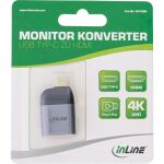 InLine USB Display Konverter, USB-C Stecker zu HDMI Buchse 4K/60Hz