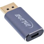 InLine USB Display Konverter, DisplayPort zu USB-C bidirektional, 8K