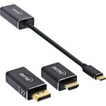 InLine USB Display Konverter Set 6-in-1, 4K/60Hz schwarz