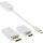 InLine USB Display Konverter Set 6-in-1, 4K/60Hz silber