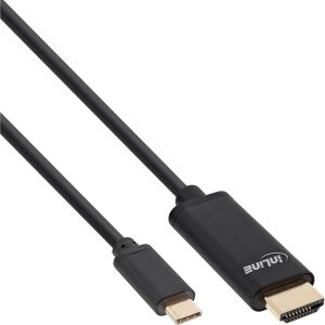 InLine USB Display Kabel, USB-C Stecker zu HDMI Stecker, 3m