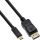 InLine USB Display Kabel, USB-C Stecker zu DisplayPort Stecker, 3m