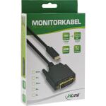InLine USB Display Kabel, USB-C Stecker zu DVI Stecker, 1m