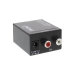 InLine Audio DA-Wandler, Eingang Toslink oder Cinch, Ausgang 2x Cinch Stereo