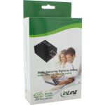 InLine Audio DA-Wandler, Eingang Toslink oder Cinch, Ausgang 2x Cinch Stereo