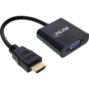 InLine Konverter Kabel HDMI zu VGA, mit Audio