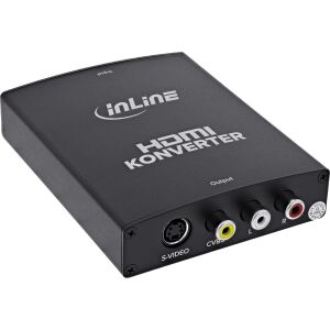 InLine HDMI zu Composite/S-Video Konverter mit Audio, PAL/NTSC