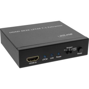 InLine HDMI Audio Extraktor/Signaltrenner, Eingang 4K2K HDMI