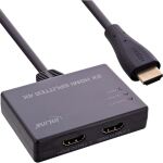 InLine HDMI Splitter/Verteiler, 2-fach, 4K/60Hz, mit...
