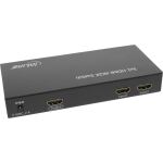 InLine HDMI Switch / Umschalter, 3 Eingänge auf 1 Ausgang, 4K2K, 3D, HD Audio