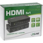 InLine HDMI Switch, 5-fach, 4K2K@60Hz, HDCP 2.2