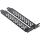 InLine Slotblech perforiert, 2er Pack, schwarz