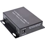 InLine Netzwerk Media Konverter 10/100/1000Mb/s TP zu LWL (SC Duplex), MM, 550m