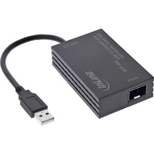 InLine USB-A zu SFP Gigabit Fiber Netzwerkadapter (10/100/1000 Mb/s)